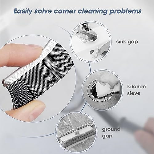 4-Piece Gap Cleaning Brush for Bathrooms Kitchen Windows