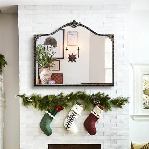 HEBOIX Black Vanity Mirror 47 x 20 Wall Decor