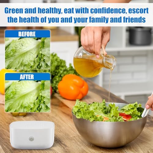 Paddsun Fruit Vegetable Cleaner with USB Deep Clean Device