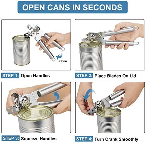 ELifeApply Manual Can Opener with Bottle Opener