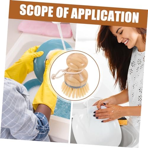 Garneck Dish Scrubber Brush for Kitchen Cleaning