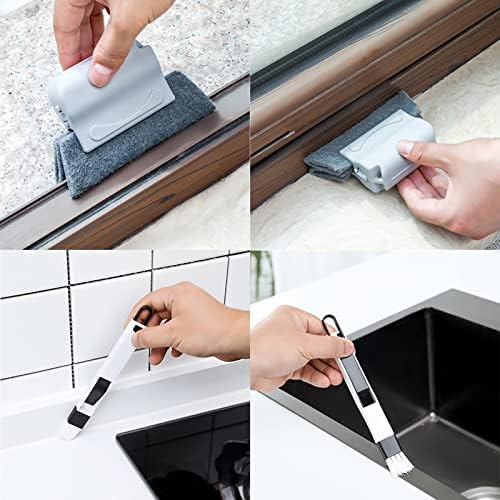 UpTuoLi 5Pcs Magic Window Cleaning Brush Set
