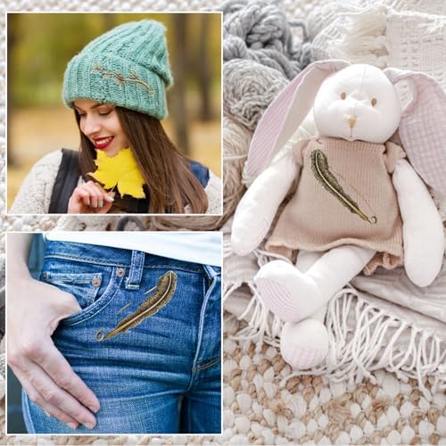 Benvo 5 Pcs Vintage Safety Pins for Jewelry and Crafting