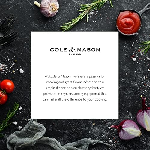 Cole Mason Regent Concrete Salt Pepper Mill Set