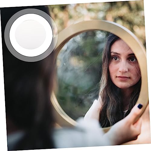 NOLITOY Round Acrylic Vanity Mirror 20cm DIY Decor Wall Mirror