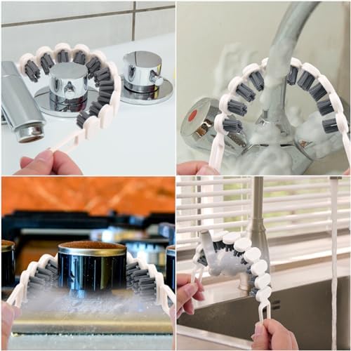 4PCS Bendable Cleaning Brush for Kitchen and More