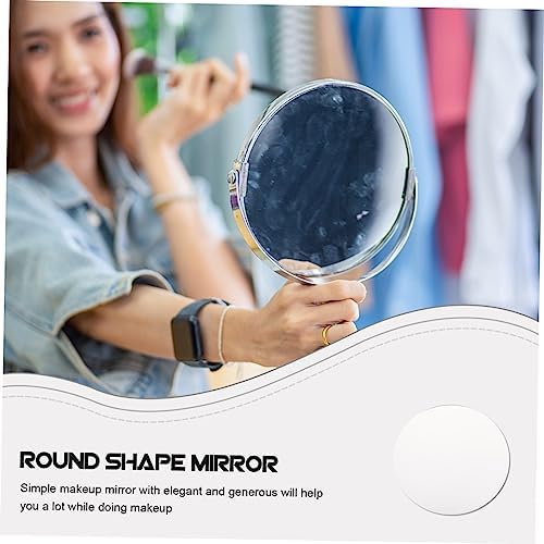 NOLITOY Round Acrylic Vanity Mirror 20cm DIY Decor Wall Mirror
