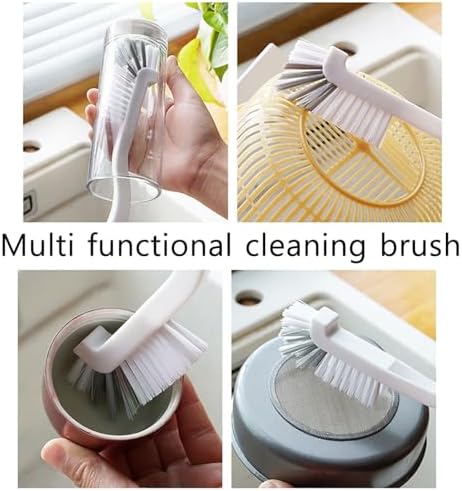 Small Cleaning Brush for Kitchen and Bathroom 3 Pack