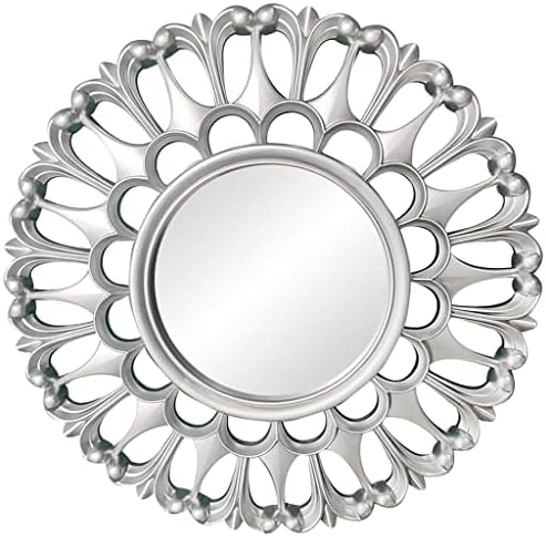 Elegant Circular Wall Mirror - 10x10 Inches Vintage Design