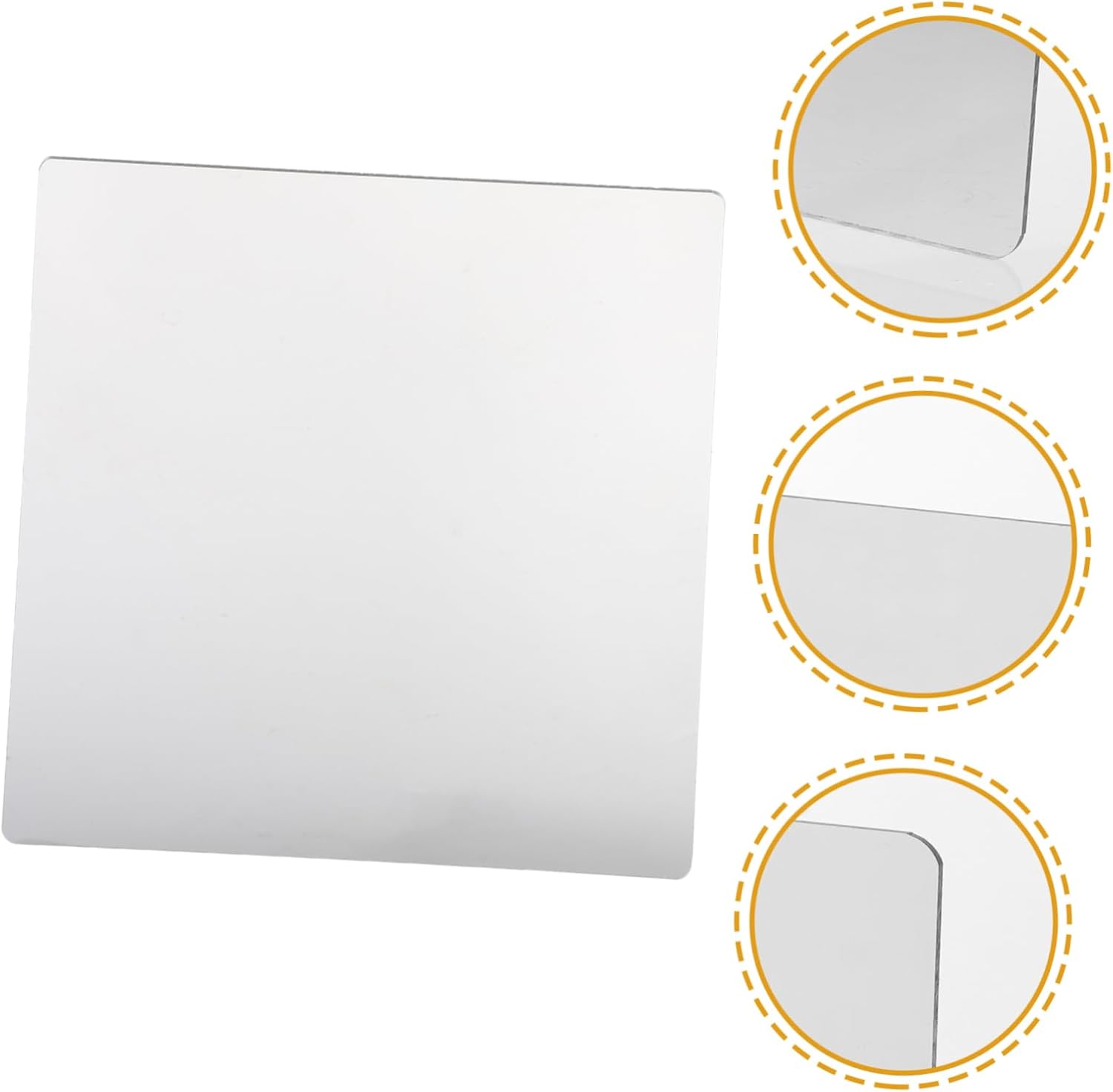 Garneck Acrylic Mirror Wall Decor Large Vanity for Bathroom