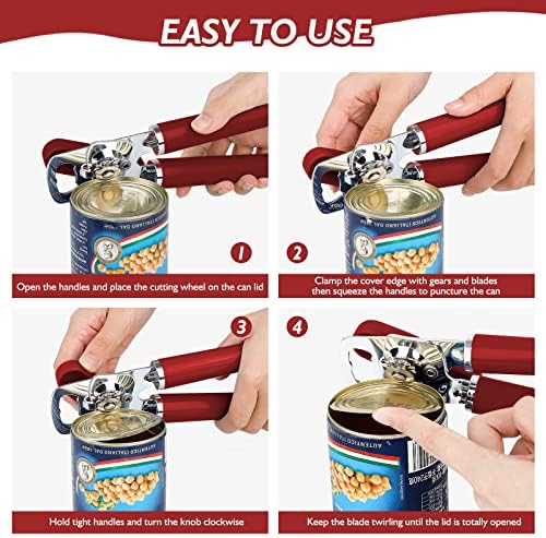 Mebotem 10 Colors Manual Can Opener with Bottle Opener 1