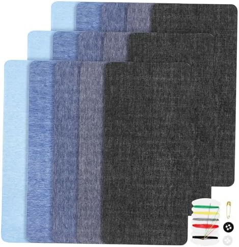15 Pcs Iron-on Jeans Patches for Hole Repair and Fabric Decoration