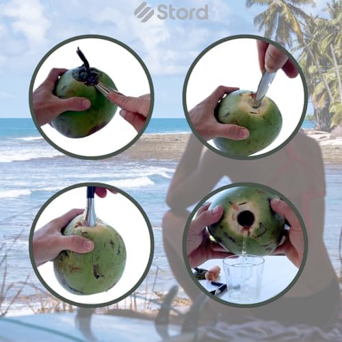 S STORD Coconut Opener - Fast Safe Easy to Use