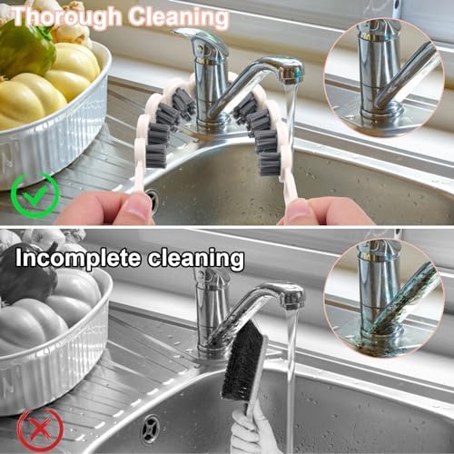 4PCS Bendable Cleaning Brush for Kitchen and More