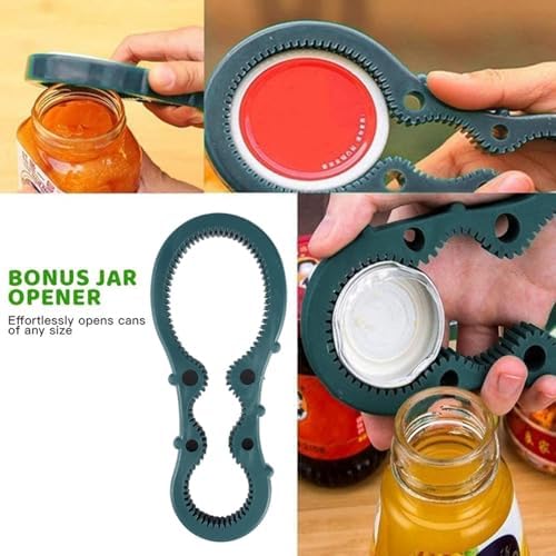 Durable Stainless Steel Can Opener with Smooth Edge and Ergonomic Handle