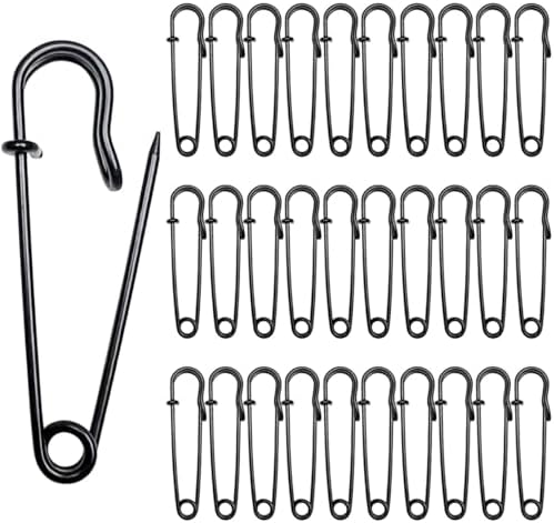30 Pcs Large Safety Pins 2 Inch Heavy Duty Blanket Pins