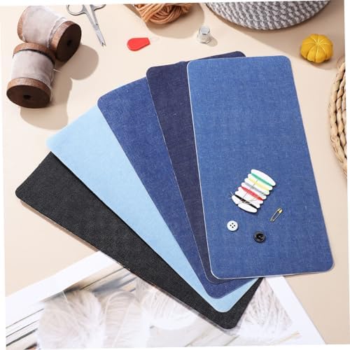 15 Pcs Iron-on Jeans Patches for Hole Repair and Fabric Decoration