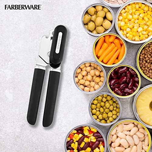 Farberware Pro Soft Knob Can Opener and Bottle Opener Black 1