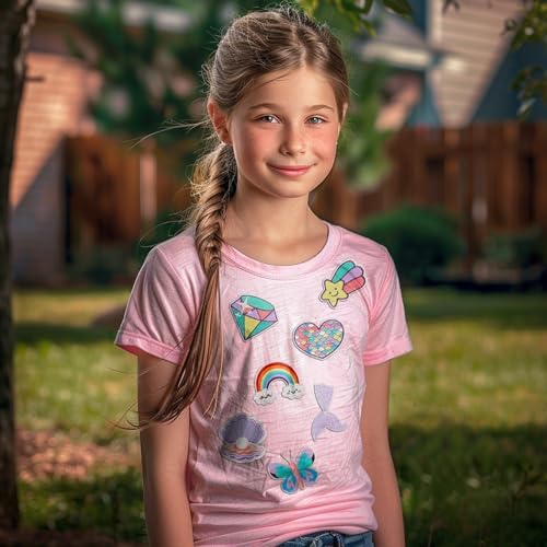 16Pcs Embroidered Iron On Patches for Girls Clothes