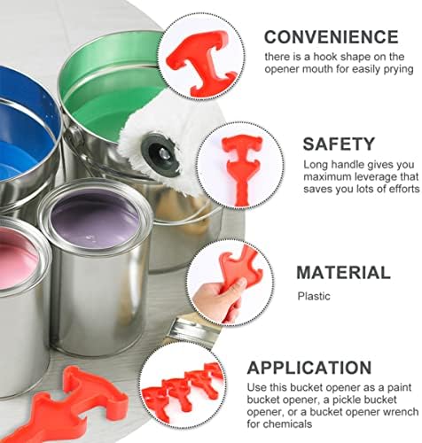 Cabilock 4sets Barrel Lid Opener Tool Set