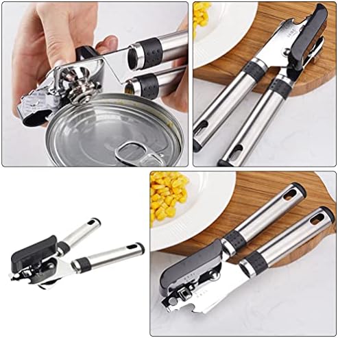 Hemoton Manual Can Opener with Wine Corkscrew