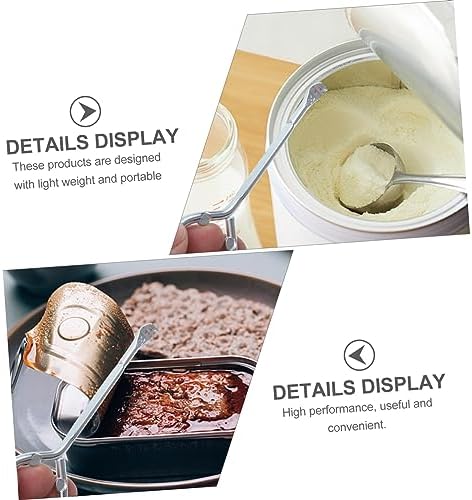 Artibetter Adjustable Can Opener Set with 2pcs Silver Handles