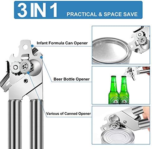 ELifeApply Manual Can Opener with Bottle Opener