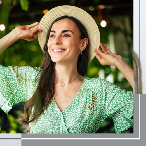 Benvo 5 Pcs Vintage Safety Pins for Jewelry and Crafting