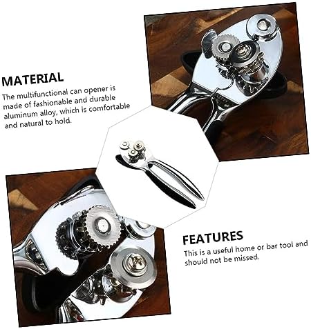 Zinc Alloy Beverage Can Opener Bottle Lid Remover
