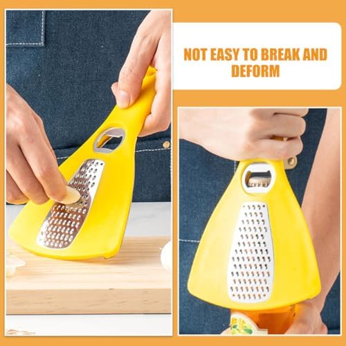 Luxshiny 2pcs 3 in 1 Can Jar Opener with Cheese Grater