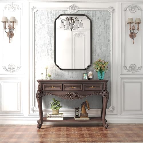 Ferytange 30x40 Black Bathroom Vanity Mirror