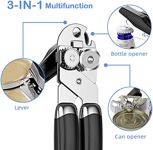 FRKPIPI Heavy Duty Stainless Steel Can Opener Kit 1