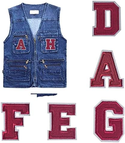 WEISHA Retro Alphabet Embroidery Patches 1PC