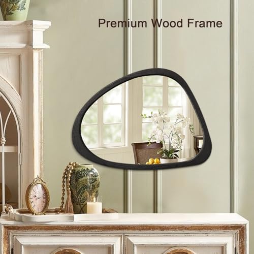 Lzuso Asymmetrical Wall Mirror 20x16