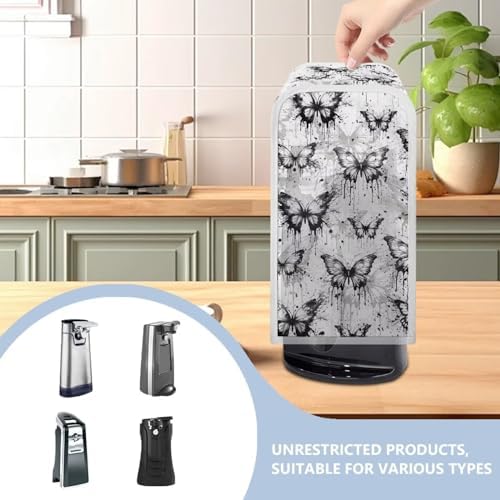 Yuresuaet Ink Butterflies Dust Covers for Can Opener