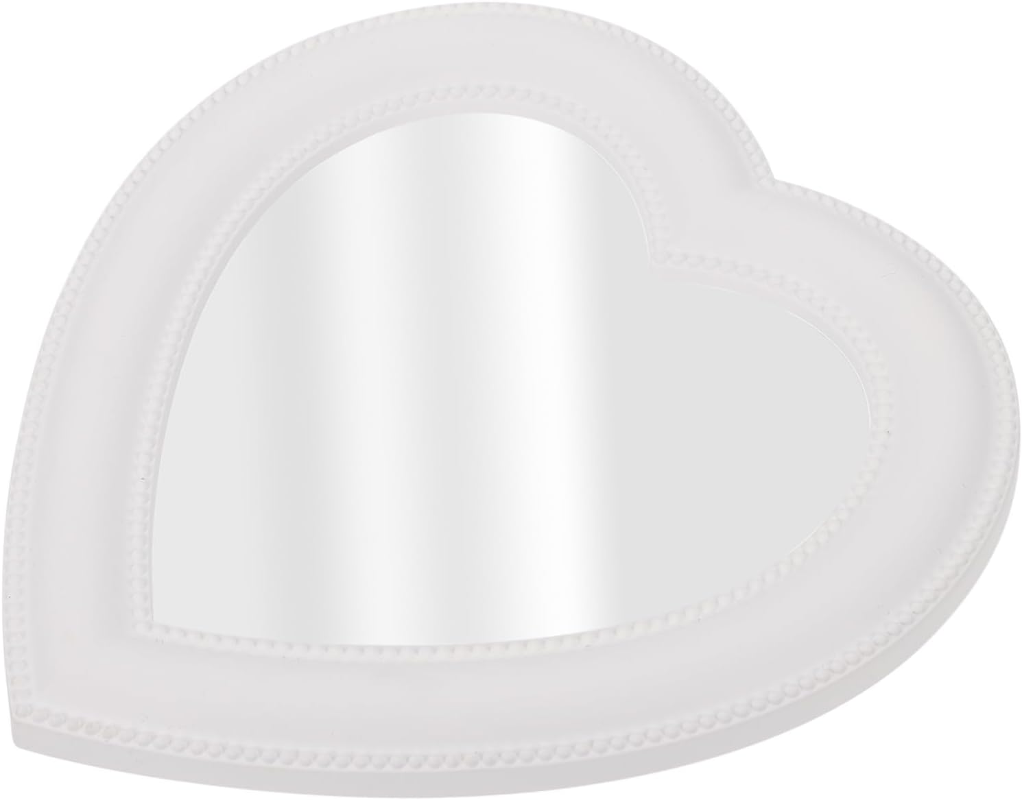 Heart-Shaped Makeup Mirror Wall or Table Mount Decor