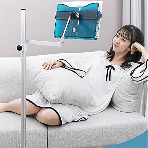 Floor Standing Book Rack with Rotating Light Stand