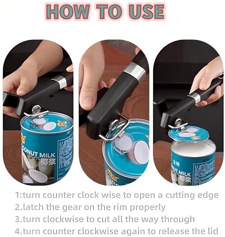 BETTHK 2025 Heavy Duty Magnetic Can Opener