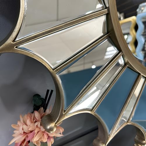 SOYDAN 80cm Round Wall Mirror for Home Decor