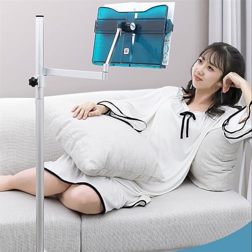 FKTHYO 360 Rotatable Floor Tablet Stand with Lights