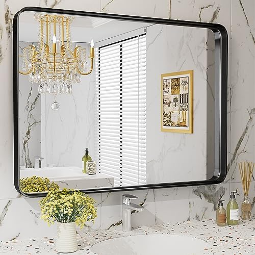 NEWBULIG 30x40 Wall Mounted Matte Mirror