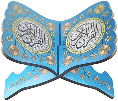 EUBUY X-Shaped Foldable Wooden Book Stand