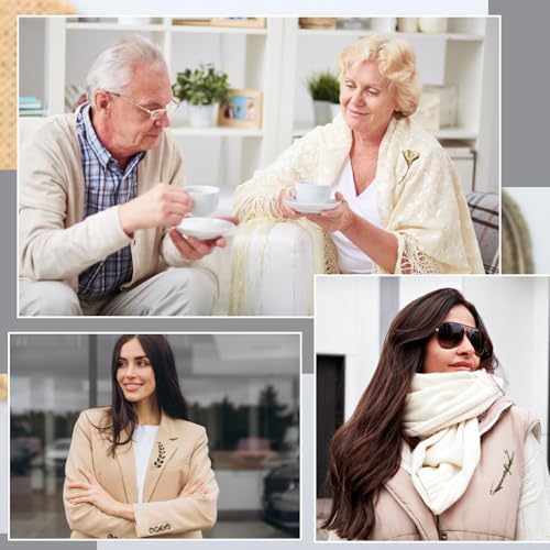 Benvo 5 Pcs Vintage Safety Pins for Jewelry and Crafting