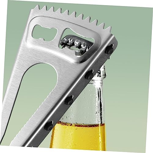 Zerodeko Multi-Use Can Opener Stainless Steel Portable Wine Opener