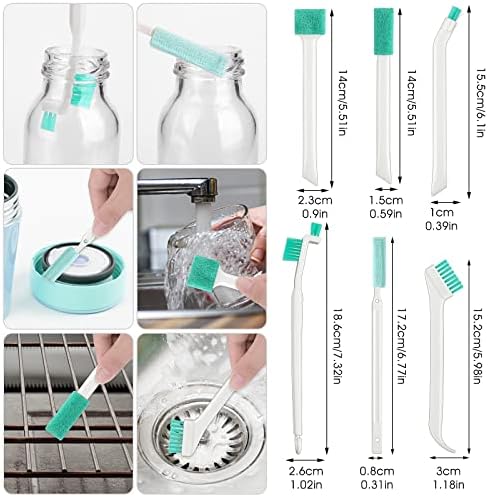 TIESOME 8Pcs Crevice Cleaning Brush Set