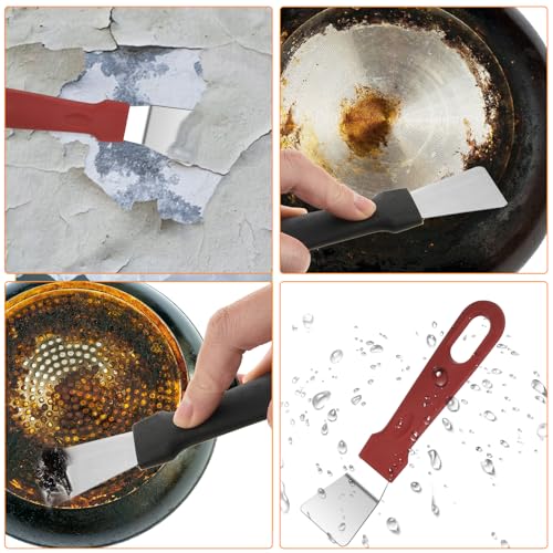 Lusofie Cleaning Scraper Set 6 Brush 2 Scraper