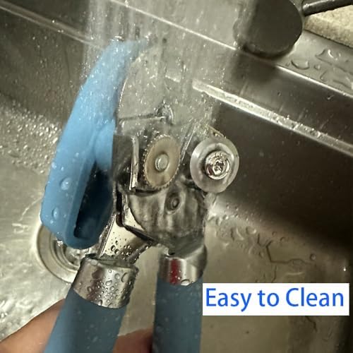 YILY JIANG Manual Can Opener with Ergonomic Handle Blue