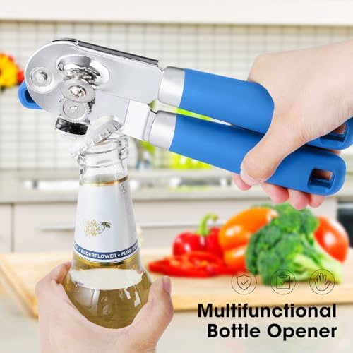 Beneno Manual Can Opener with Magnet and Bottle Opener