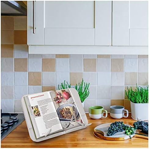 Threflyoo Portable Foldable Cookbook Stand Green