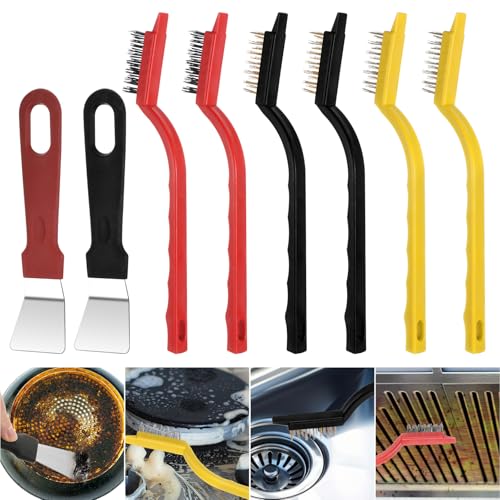 Lusofie Cleaning Scraper Set 6 Brush 2 Scraper